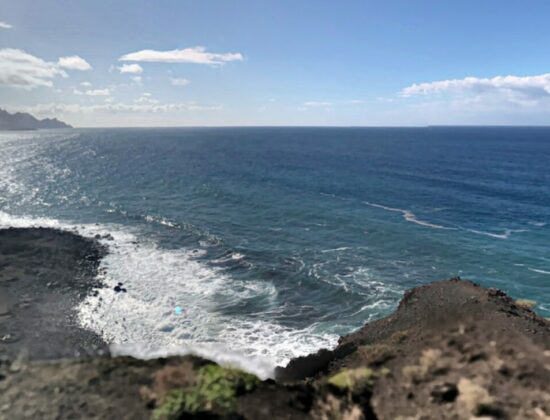 Nude beach at Guayedra beach, Agaete, Gran Canaria