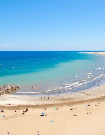 Nude beach at Playa del Inglés, Gran Canaria