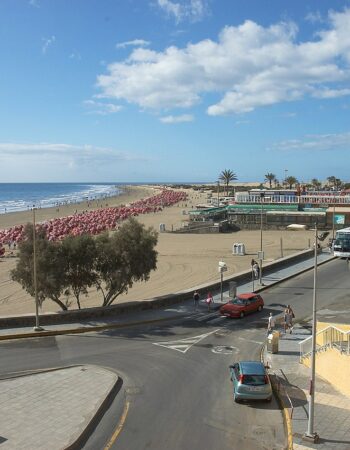 Nude beach at Playa del Inglés, Gran Canaria